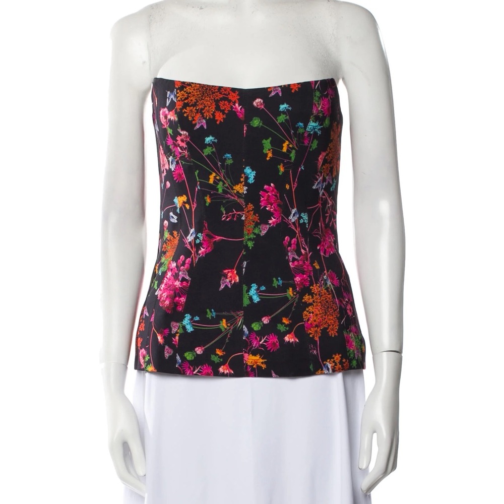 prabal gurung strapless top